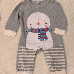 Snowman romper